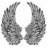 Wings Angel Clip Halo Clipart Cliparts sketch template
