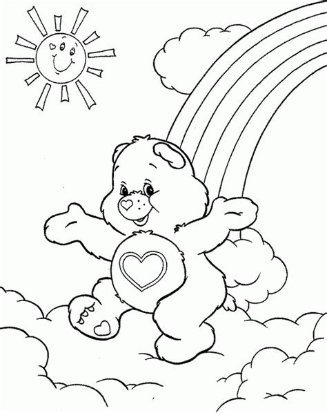 care bears names pictures coloring home