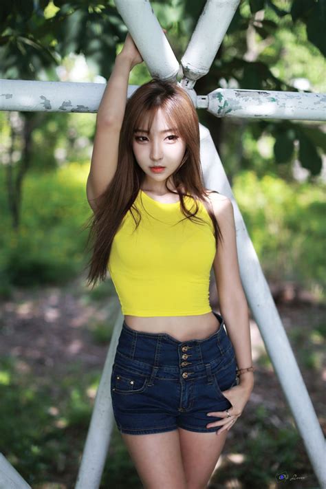 mina 2015 5 17 short jeans ~ korean top cute