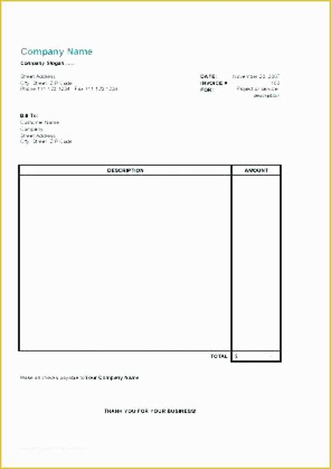invoice templates printable  word    printable invoice