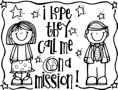 missionary clipart coloring page lds missionary coloring page lds
