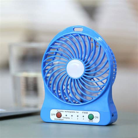 mini fan electric personal fans battery operated rechargeable handheld hand bar desktop fan