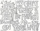 Coloring Graduation Pages Doodle Alley Junie Jones Getcolorings Color Way Quote Printable Confidential sketch template