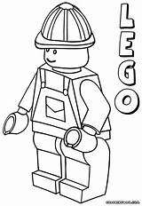 Lego Minifigures Coloring Pages Print sketch template