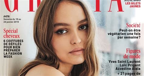 lily rose depp is parisian chic for grazia france