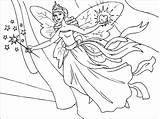 Coloring Fairy Pages Water Disney Print Mermaid sketch template