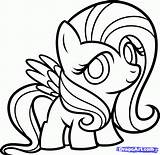 Coloring Pages Pony Little Fluttershy Chibi Draw Step Chibis Clipart Baby Babies Colouring Print Library Coloringhome sketch template