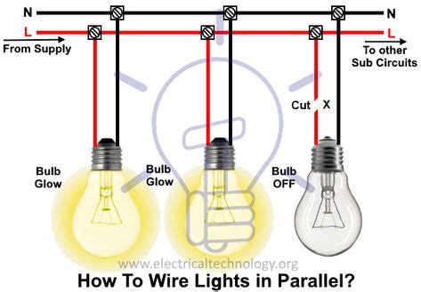 lights  parallel wiring diagram