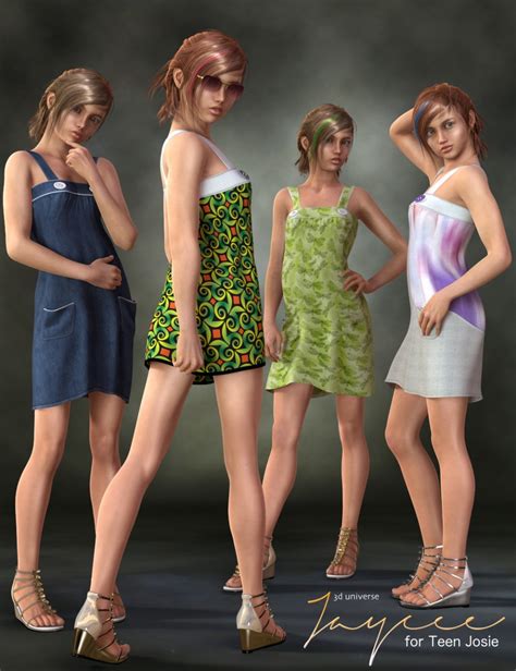Jaycee Complete Pack For Teen Josie 6 3d Models And 3d