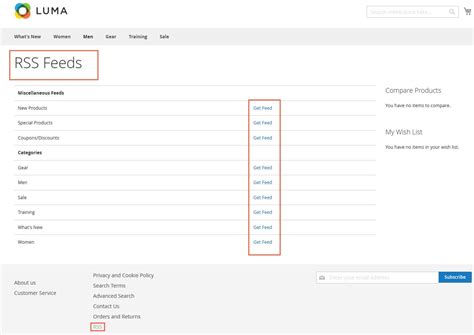 news   magento  site turn  rss feeds