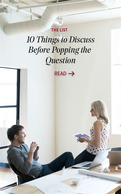 10 things to definitely actually discuss before popping