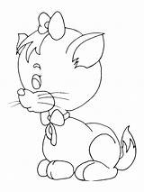 Colorat Pisici Desene Gatitos Pisica Mici Planșe și Kitten Colorearjunior sketch template