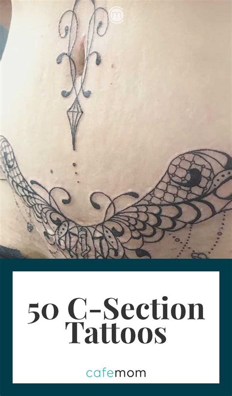 50 Gorgeous Tattoo Ideas To Cover A C Section Scar