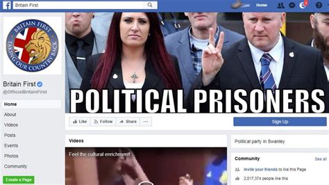 Facebook Bans Britain First Pages Bbc News