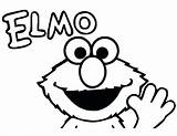 Elmo Coloring Pages Printable Baby Face Getcolorings Book Getdrawings Color Popular Colorings sketch template