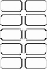 Printable Tickets Ticket Template Templates sketch template