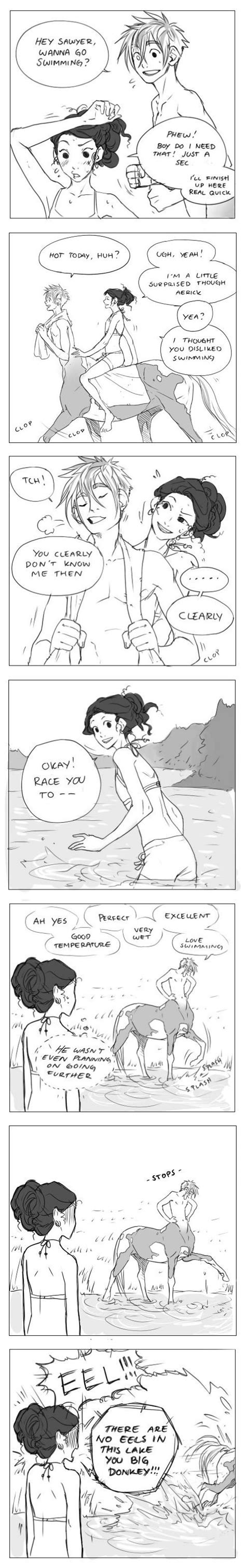 hubedihubbe swimming comic cute comics comics story