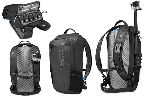 gopro seeker travel backpack dedicated  gopro action cameras