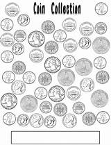 Coin Counting Worksheets sketch template