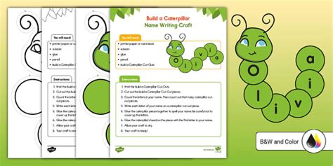 caterpillar  craft ela resource twinkl usa twinkl