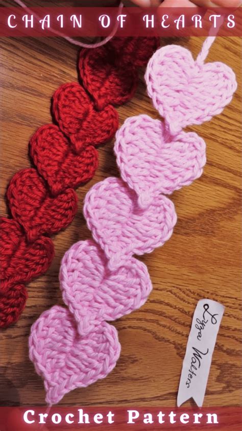 easy  crochet miniature hearts crocheted world