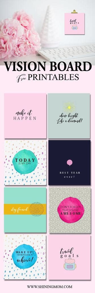 vision board printables  inspire  dreams