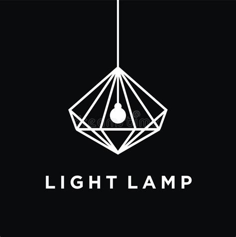 lamp light logo design inspiration  eps  jpeg stock vector illustration  abstract