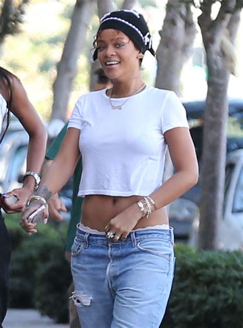 rihanna street style out in los angeles september 2015