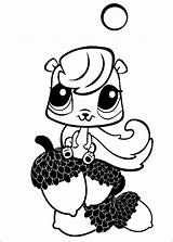 Littlest Pet Shop Coloring Pages Petshop sketch template