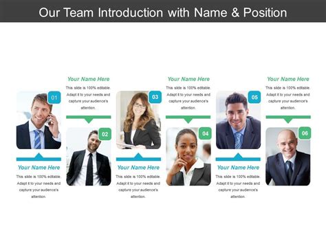 team introduction powerpoint template