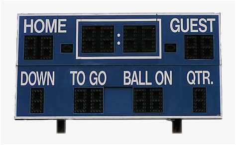 scoreboard blank football blank football scoreboard template hd png  transparent