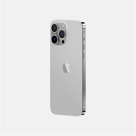 iphone  pro max  silver ceacle mockup