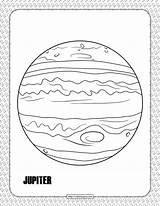 Jupiter sketch template