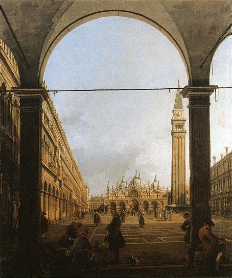 Piazza San Marco Looking East C 1760 Canaletto
