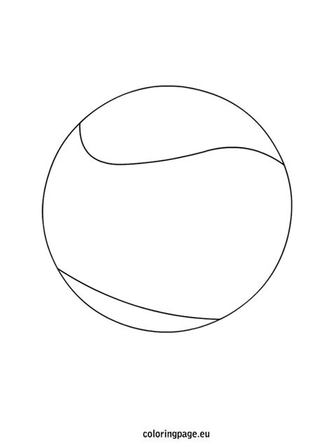 tennis ball coloring   designlooter
