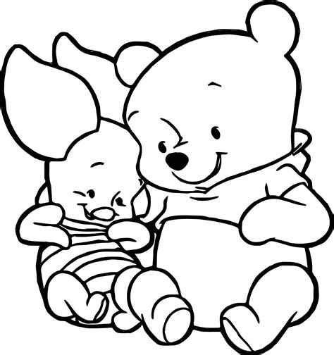 cute baby piglet winnie  pooh coloring page wecoloringpagecom