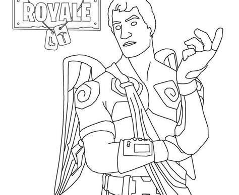 coloring pages  fortnite characters  image  coloring