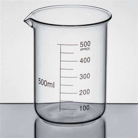 libbey  chemistry bar  oz  ml beaker glass case