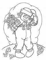 Coloring Pages Raggedy Ann Clues Tock Tickety Cartoons Blues Animated Mothers Mother Comments Andy Popular Coloringhome sketch template