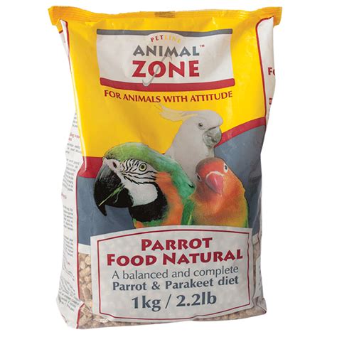 parrot food natural bag valemount trading animal zone parrot food
