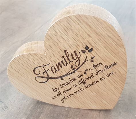 engraved wooden heart personalised wooden heart irish wooden gifts
