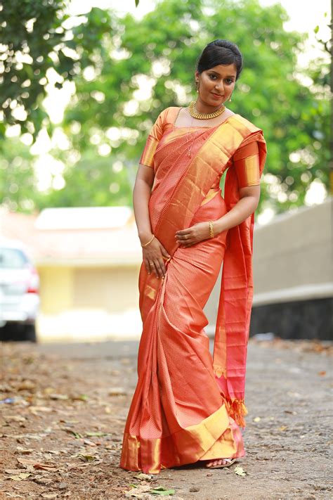 Kanjipuram Silk Saree Manthrakodi Kerala Bride Kerala