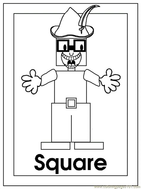 square coloring pages    print