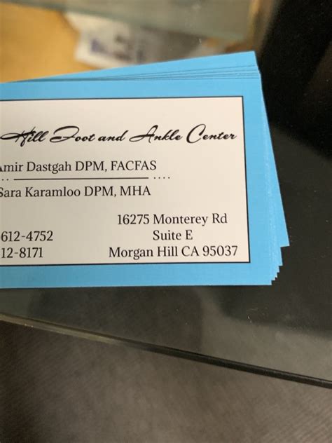 morgan hill foot  ankle center updated april   monterey