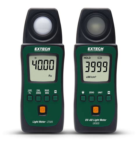 extech launches  pocket sized light meters including ultraviolet ab measurement rock