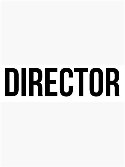 director sticker  sale  filminquiry redbubble