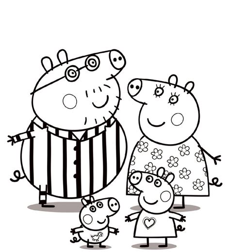 peppa pig coloring pages printable   archives  coloring