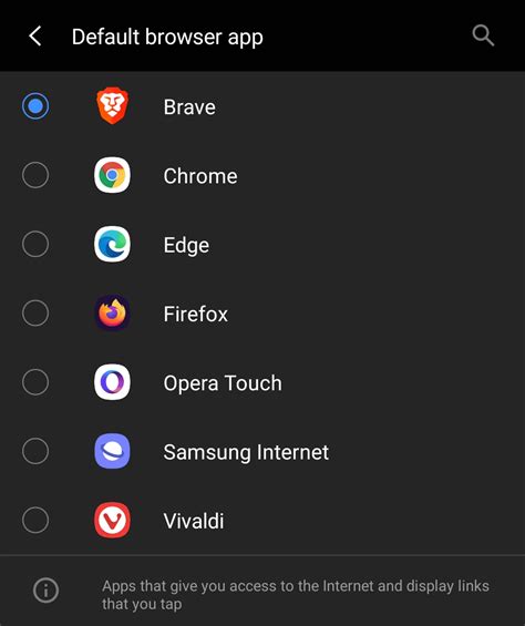 change  default browser  android technipages