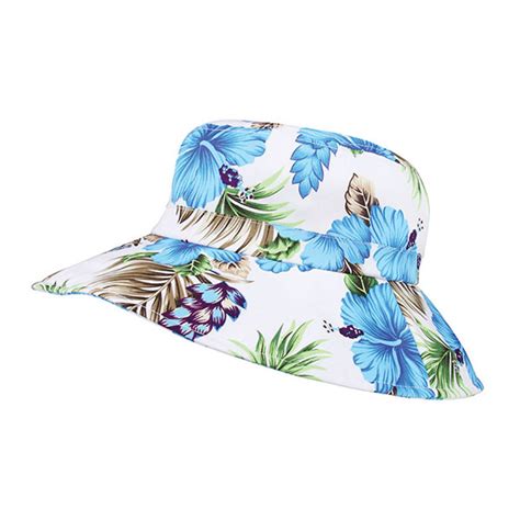 wholesale ladies wide brim floral hat floral usa print bucket hats
