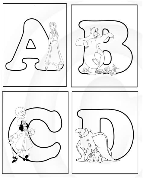 disney pixar alphabet colouring pages disney coloring pages abc